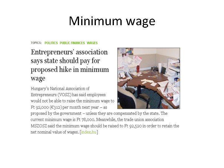 Minimum wage 