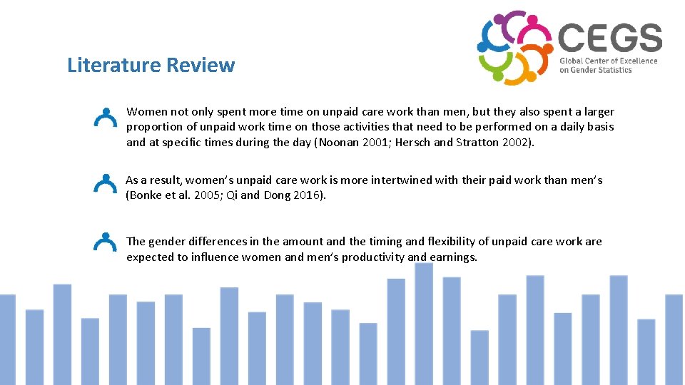 Literature Review Women not only spent more time on unpaid care work than men,