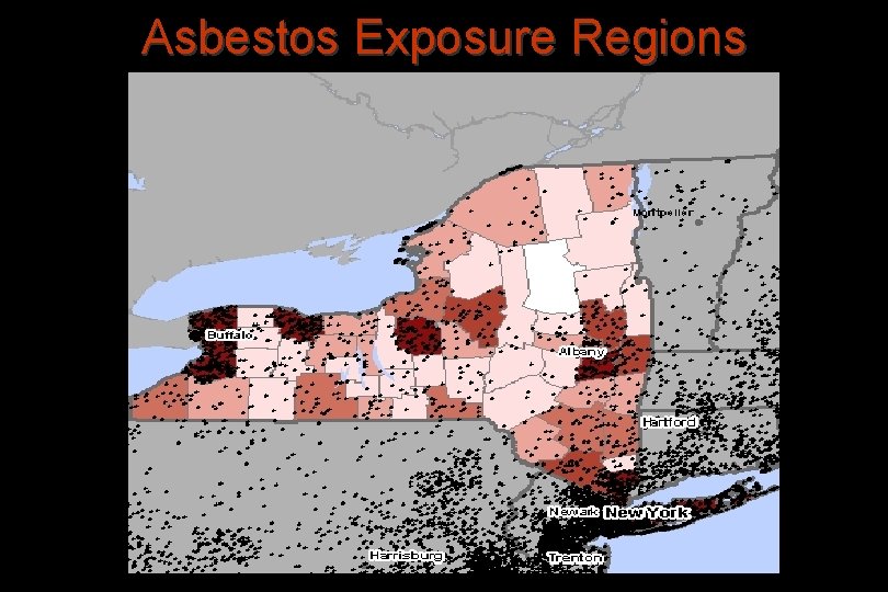 Asbestos Exposure Regions 