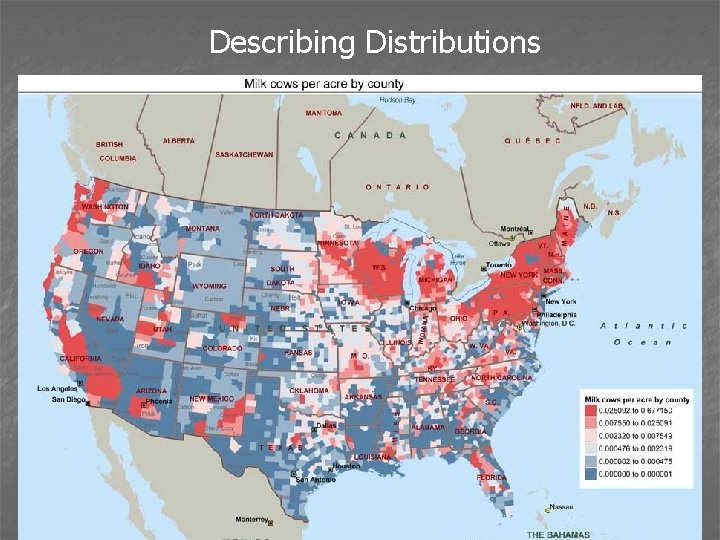 Describing Distributions 