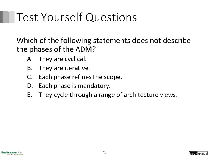 Test Yourself Questions Which of the following statements does not describe the phases of Test Yourself Questions Which of the following statements does not describe the phases of
