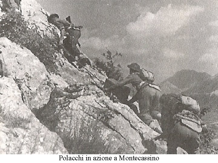 Polacchi in azione a Montecassino 