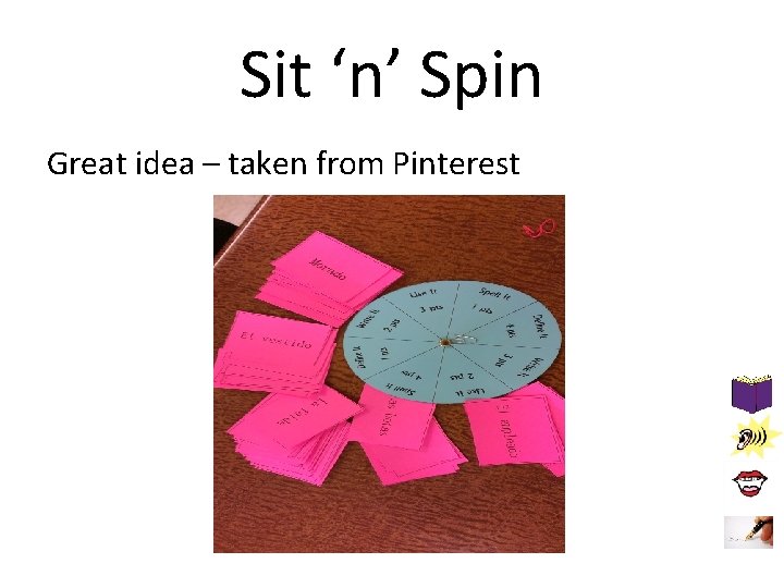 Sit ‘n’ Spin Great idea – taken from Pinterest 