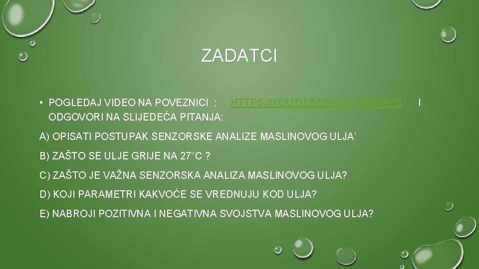 ZADATCI • POGLEDAJ VIDEO NA POVEZNICI : HTTPS: //YOUTU. BE/FQSXTW 7 WAF 0 ODGOVORI