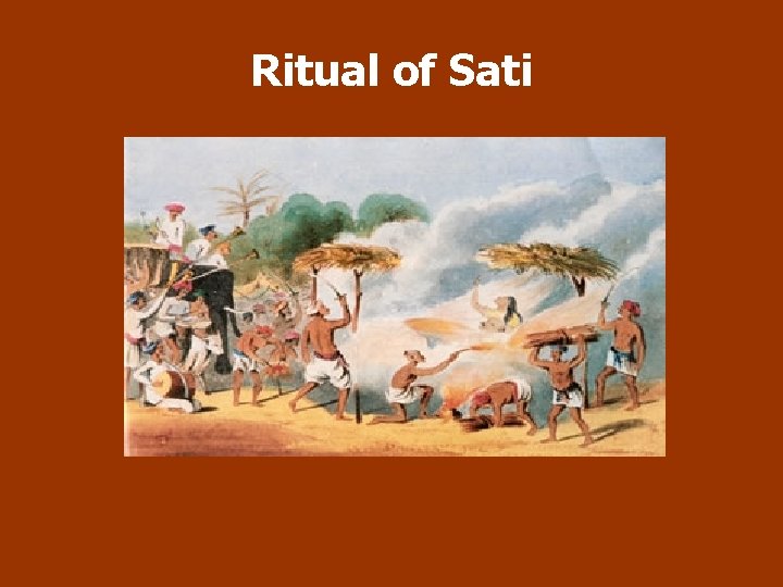 Ritual of Sati 