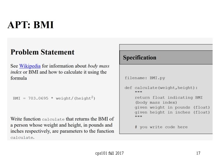cps 101 fall 2017 17 