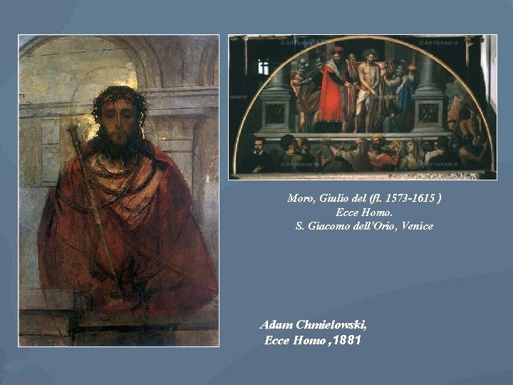 Moro, Giulio del (fl. 1573 -1615 ) Ecce Homo. S. Giacomo dell'Orio, Venice Adam