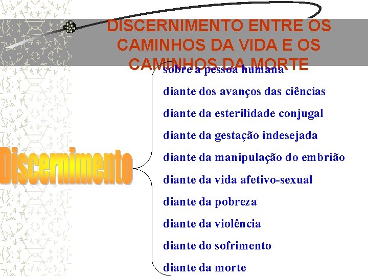 DISCERNIMENTO ENTRE OS CAMINHOS DA VIDA E OS CAMINHOS DAhumana MORTE sobre a pessoa DISCERNIMENTO ENTRE OS CAMINHOS DA VIDA E OS CAMINHOS DAhumana MORTE sobre a pessoa