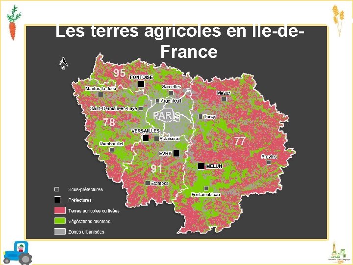 Les terres agricoles en Ile-de. France 