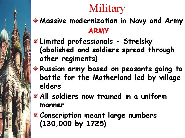 Military Massive modernization in Navy and Army ARMY Limited professionals - Strelsky (abolished and