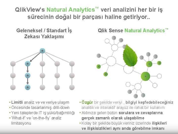 Qlik. View’s Natural Analytics™ veri analizini her bir iş sürecinin doğal bir parçası haline Qlik. View’s Natural Analytics™ veri analizini her bir iş sürecinin doğal bir parçası haline