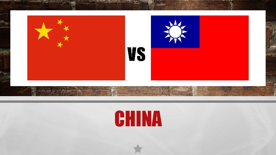 VS CHINA 