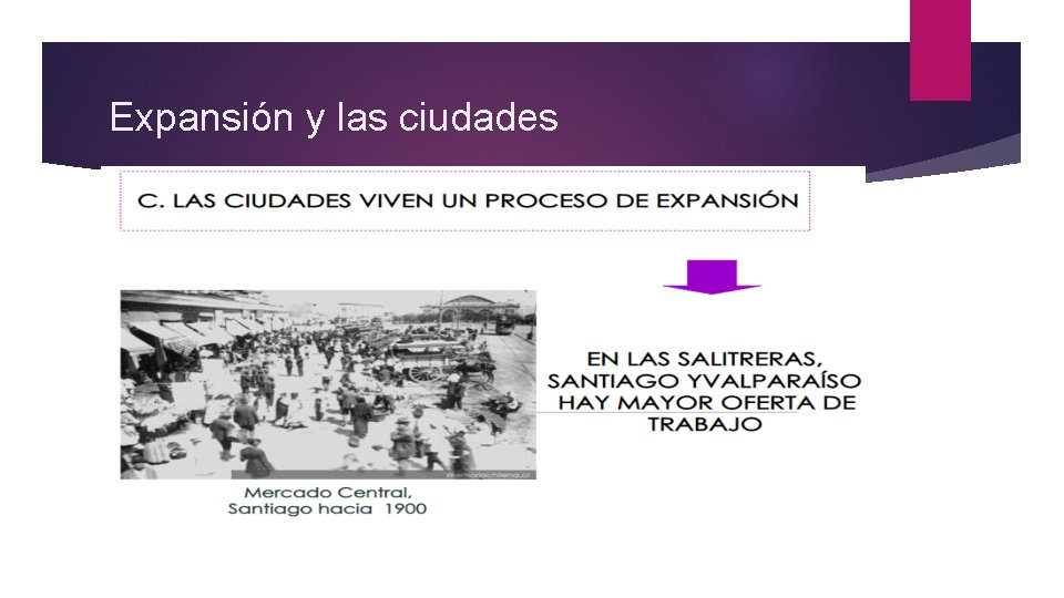 Expansión y las ciudades 