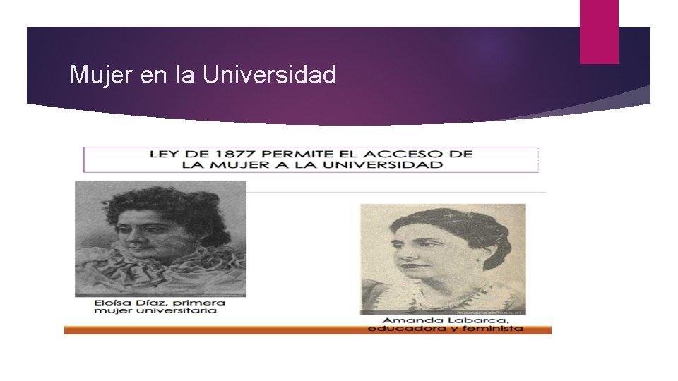 Mujer en la Universidad 