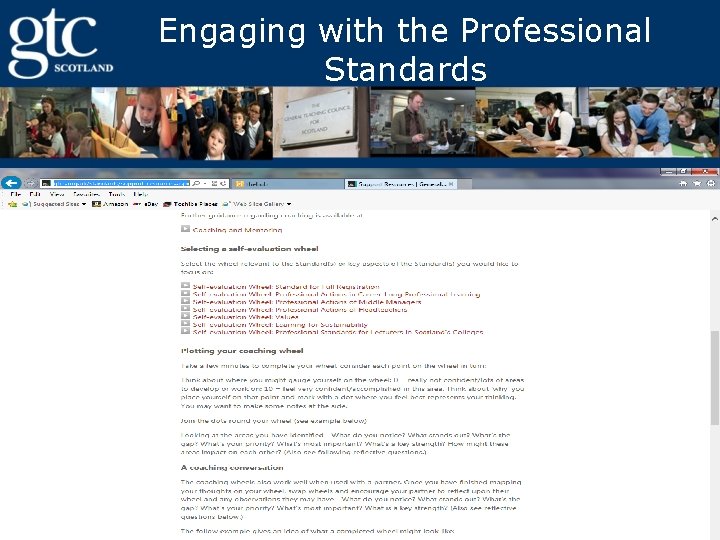 Engaging with the Professional Standards 