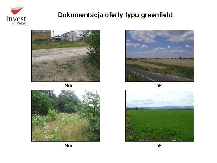 Dokumentacja oferty typu greenfield Nie Tak 