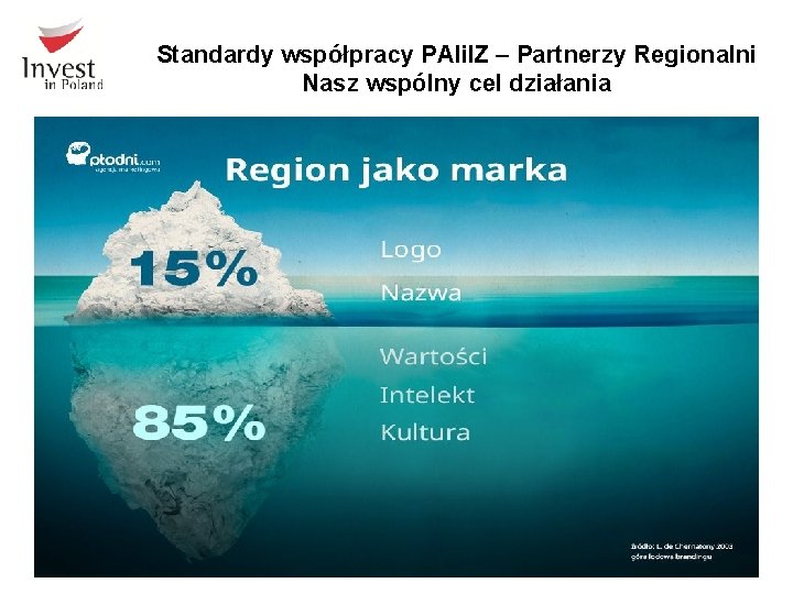 Standardy współpracy PAIi. IZ – Partnerzy Regionalni Nasz wspólny cel działania 