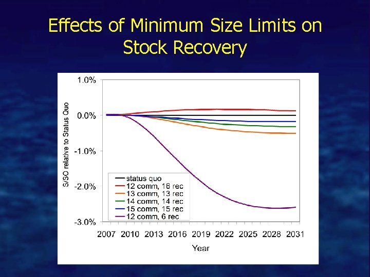 Effects of Minimum Size Limits on Stock Recovery 