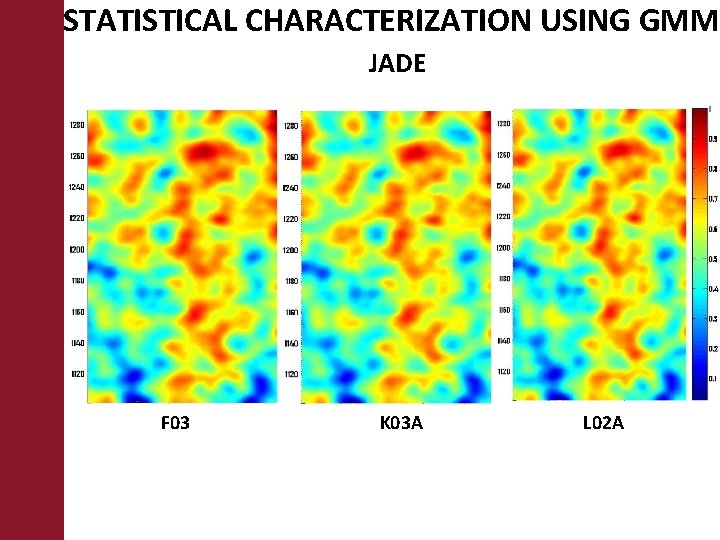 STATISTICAL CHARACTERIZATION USING GMM JADE F 03 K 03 A L 02 A 