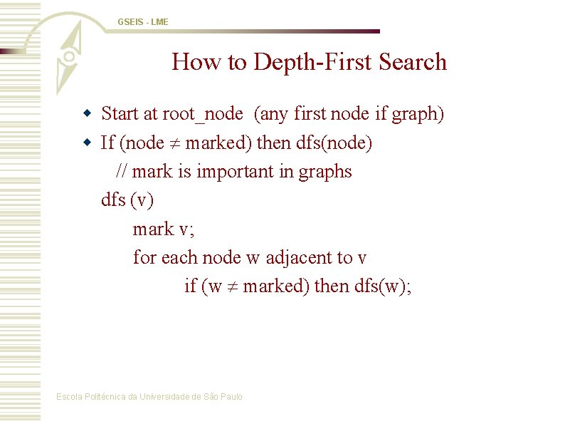 GSEIS - LME How to Depth-First Search w Start at root_node (any first node