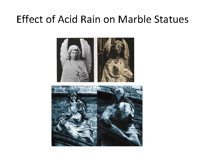 Effect of Acid Rain on Marble Statues Effect of Acid Rain on Marble Statues