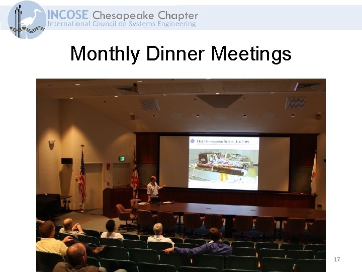 Monthly Dinner Meetings 17 