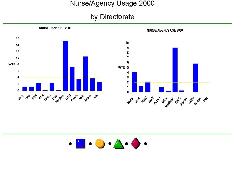 Nurse/Agency Usage 2000 by Directorate 