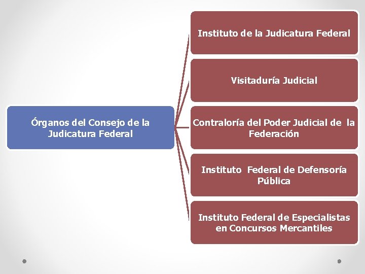 Instituto de la Judicatura Federal Visitaduría Judicial Órganos del Consejo de la Judicatura Federal