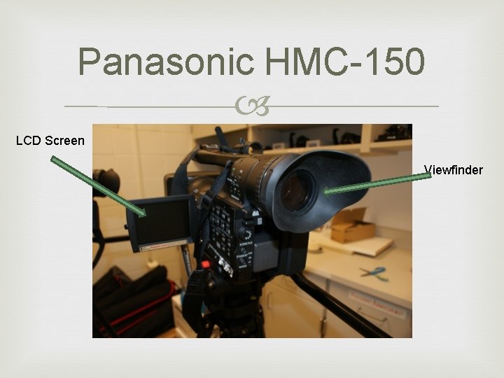 Panasonic HMC-150 LCD Screen Viewfinder 