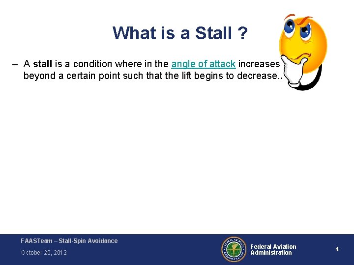 What is a Stall ? – A stall is a condition where in the What is a Stall ? – A stall is a condition where in the