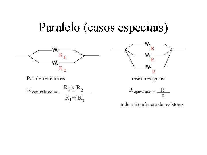 Paralelo (casos especiais) 