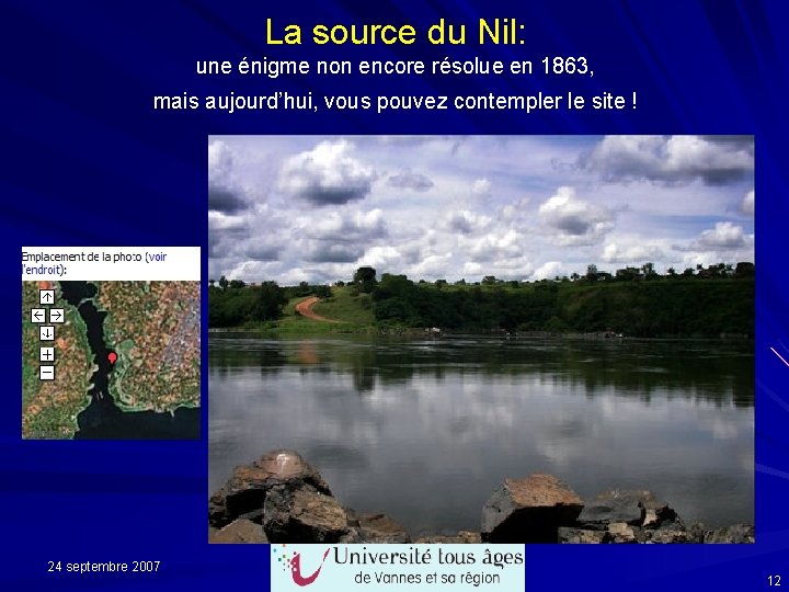 La source du Nil: une énigme non encore résolue en 1863, mais aujourd’hui, vous