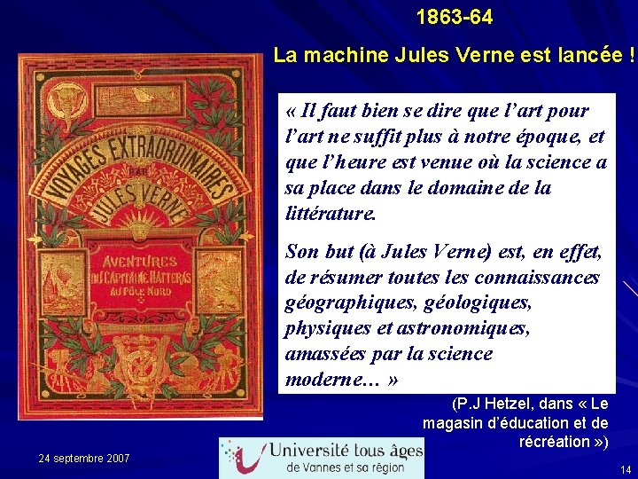 1863 -64 La machine Jules Verne est lancée ! « Il faut bien se