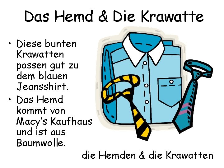 Das Hemd & Die Krawatte • Diese bunten Krawatten passen gut zu dem blauen