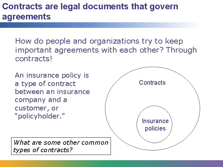 Contracts are legal documents that govern agreements How do people and organizations try to