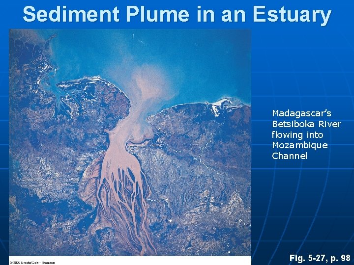 Sediment Plume in an Estuary Madagascar’s Betsiboka River flowing into Mozambique Channel Fig. 5