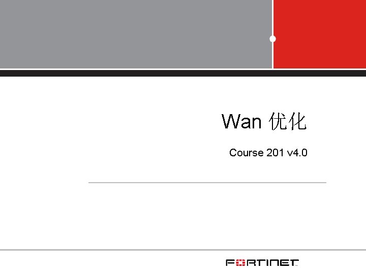 Wan 优化 Course 201 v 4. 0 