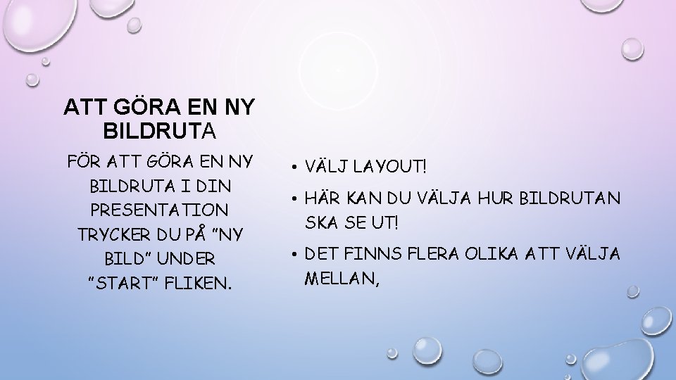 ATT GÖRA EN NY BILDRUTA FÖR ATT GÖRA EN NY BILDRUTA I DIN PRESENTATION ATT GÖRA EN NY BILDRUTA FÖR ATT GÖRA EN NY BILDRUTA I DIN PRESENTATION