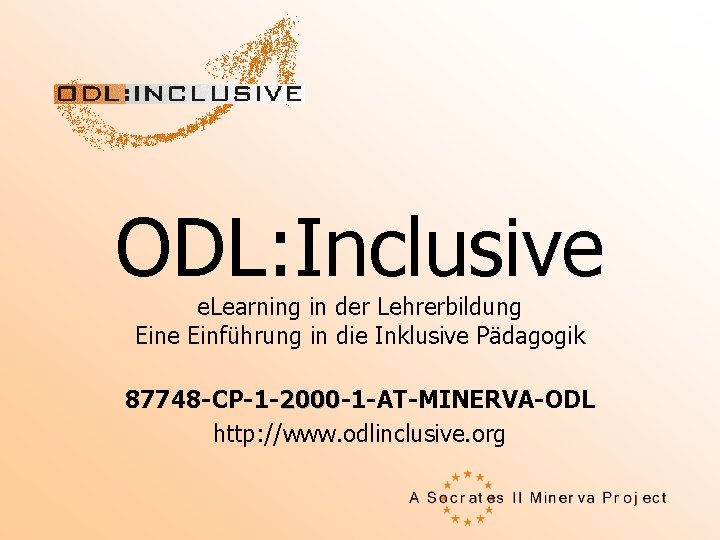 ODL: Inclusive e. Learning in der Lehrerbildung Eine Einführung in die Inklusive Pädagogik 87748