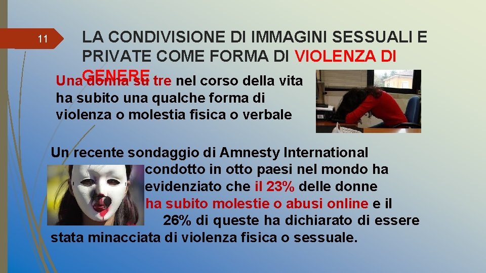 11 LA CONDIVISIONE DI IMMAGINI SESSUALI E PRIVATE COME FORMA DI VIOLENZA DI Una.