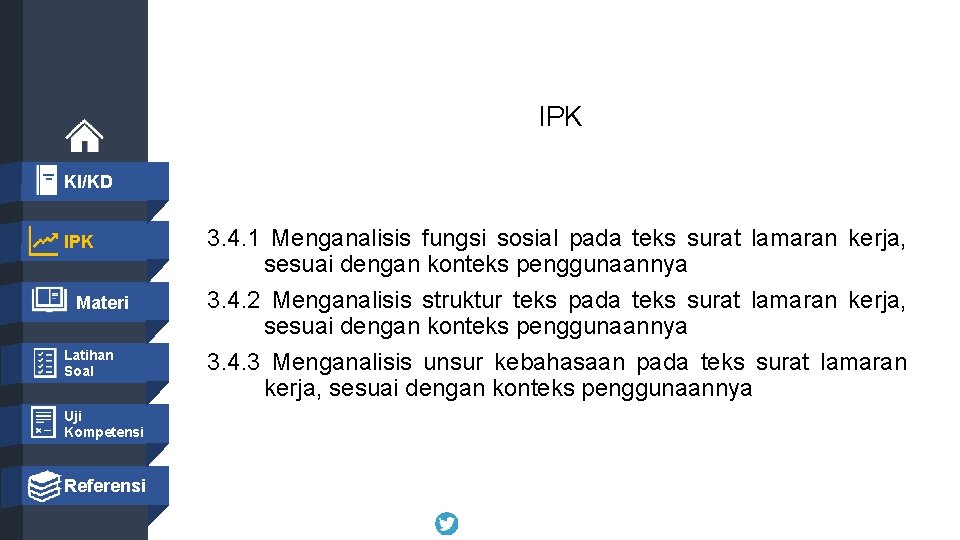 IPK KI/KD IPK Materi Latihan Soal 3. 4. 1 Menganalisis fungsi sosial pada teks