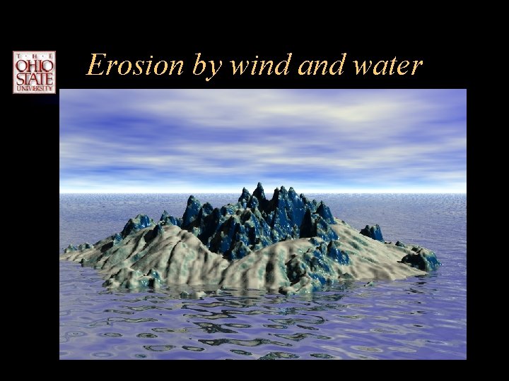 Erosion by wind and water 