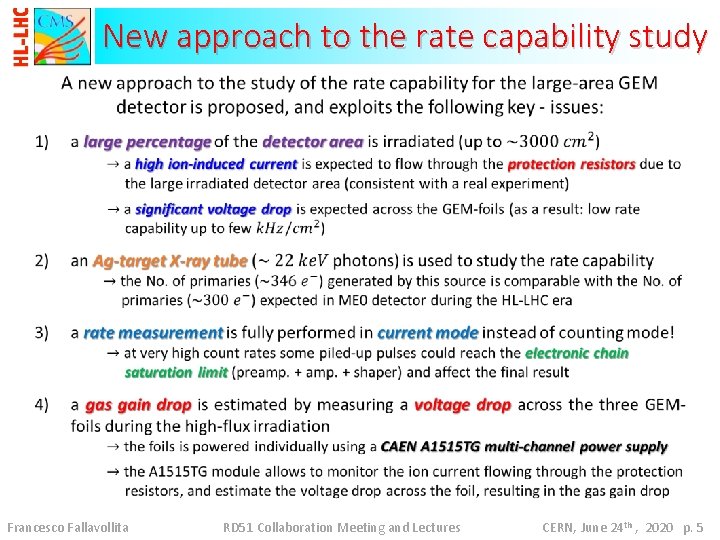 Rate capability measurement for the largearea GEM detector