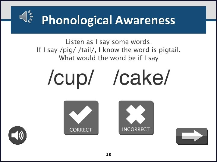 Phonological Awareness 18 
