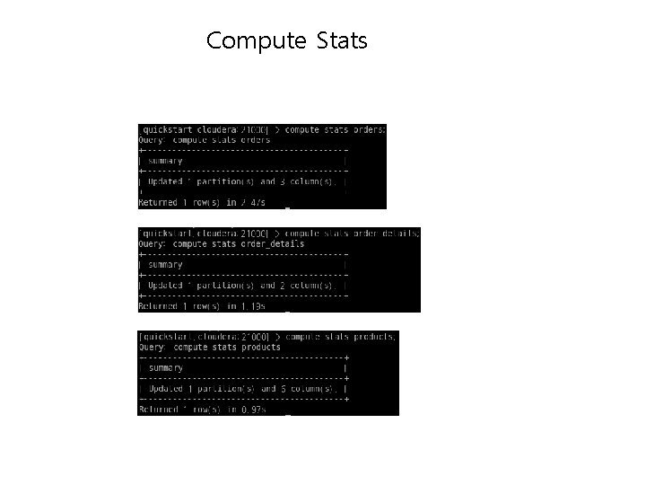 Compute Stats 