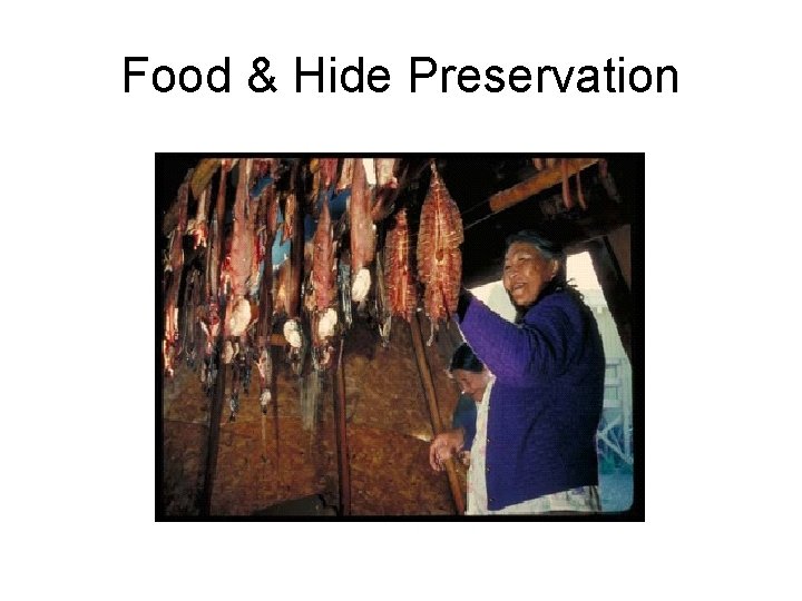 Food & Hide Preservation 