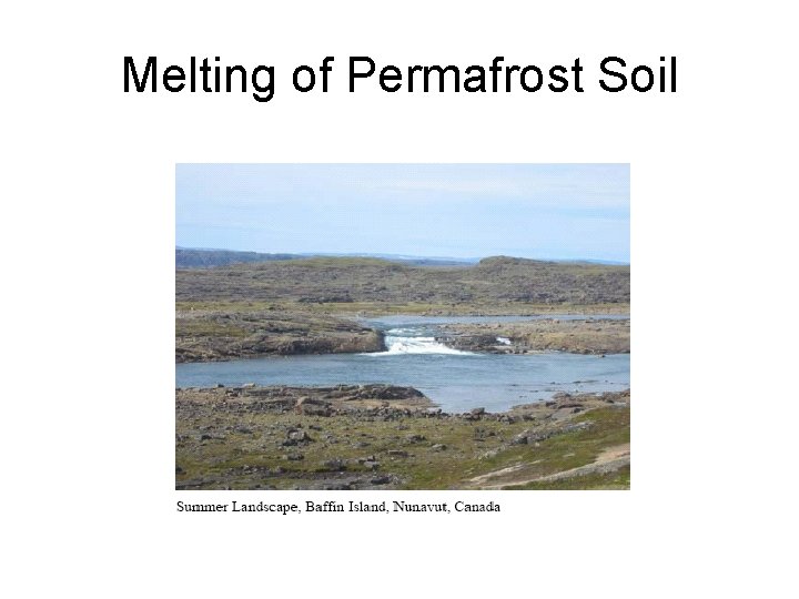 Melting of Permafrost Soil 