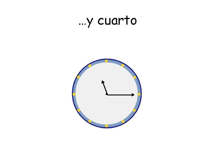 …y cuarto 