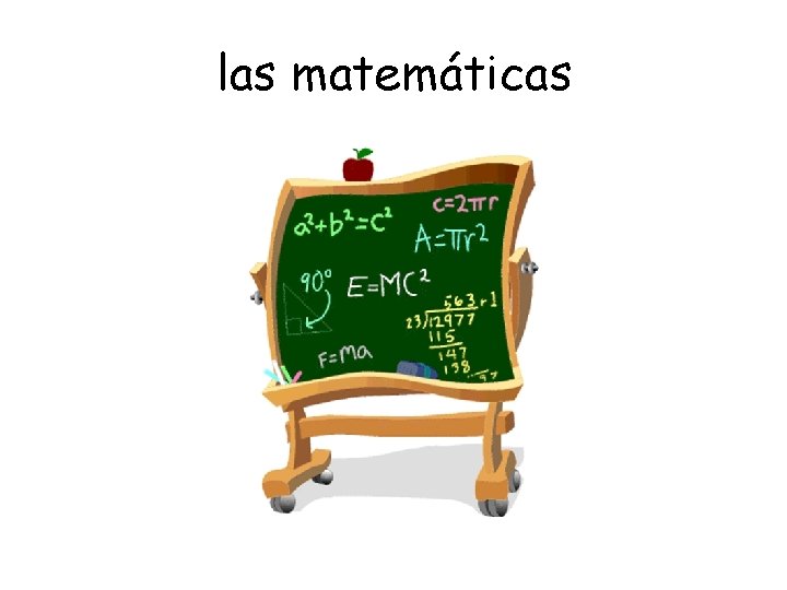 las matemáticas 