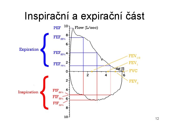 Inspirační a expirační část 12 